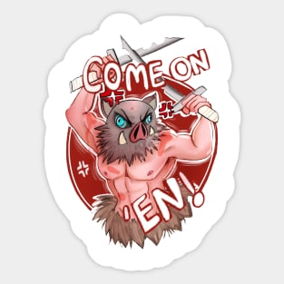 COME ON 'EN Sticker